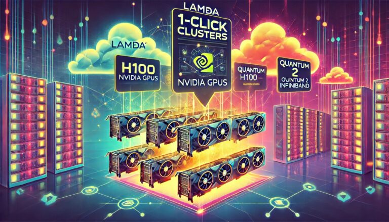 Cluster Click Lambda 1-Click Clusters: GPU Nvidia H100 e Cluster Quantum 2 InfiniBand ...