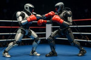 La Cina ospita la prima competizione mondiale di combattimento tra robot umanoidi