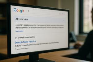 Google AI Overview: il cambiamento radicale nella ricerca che sta mettendo in crisi i siti di notizie