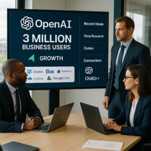 OpenAI lancia nuovi strumenti per sfidare Microsoft e Google dopo aver raggiunto 3 milioni di utenti aziendali