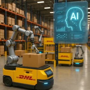L’intelligenza artificiale entra nel polo logistico DHL di Livraga