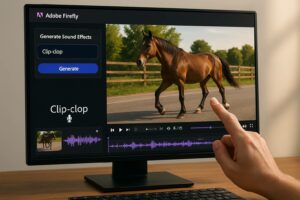 Adobe Firefly AI trasforma la produzione video con suoni personalizzati