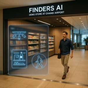Finders AI inaugura il primo negozio senza personale all’aeroporto di Changi per lo shopping automatizzato