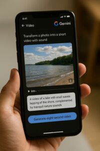 Google Gemini introduce la funzione di generazione video da foto con Veo 3