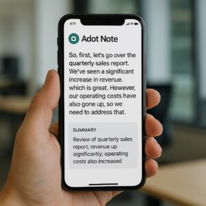 SK Telecom supera i 300.000 utenti in una settimana con il servizio AI di trascrizione vocale Adot Note