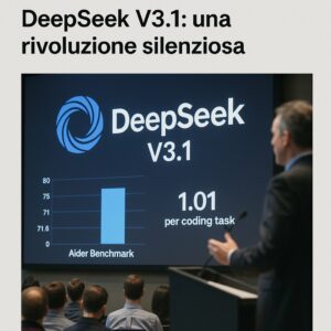 DeepSeek V3.1, modello ibrido AI che unisce logica e generazione in un solo colpo