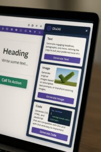 Divi AI: l’assistente creativo integrato che trasforma WordPress in un design senza codice