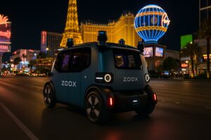 Zoox, il robotaxi di Amazon debutta a Las Vegas