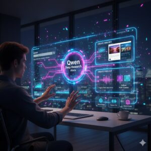 Dalla ricerca al podcast in un click con Qwen Deep Research di Alibaba
