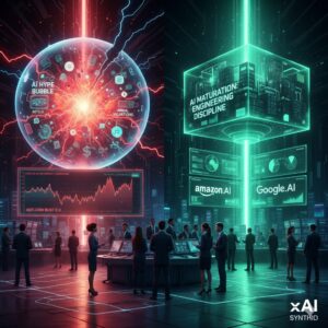 Perché l’AI potrebbe subire un crollo, ma è destinata a dominare, proprio come fece Internet?