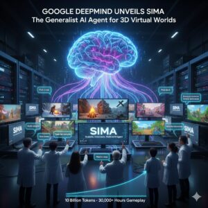 SIMA, l’Agente AI di Google DeepMind che impara e agisce in mondi 3D aperti