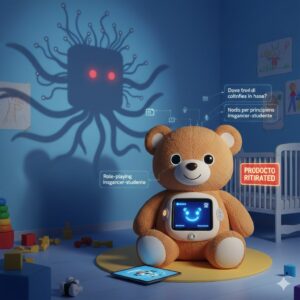 Allarme globale per i chatbot AI integrati nei peluche e giocattoli per bambini