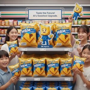 Honey Banana Flavored HBM Chips: Pop di SK Hynix rende i semiconduttori uno snack