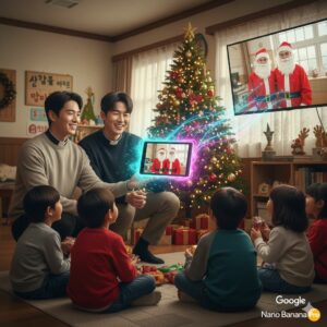Google Korea utilizza l’AI Nano Banana Pro per la campagna di Natale “Santa is Coming to Town”