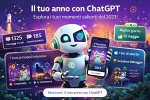 OpenAI lancia “AI Year-End Settlement – Il tuo anno con ChatGPT” e trasforma le conversazioni in un riepilogo personale