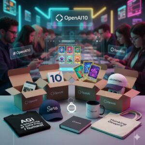 I gadget celebrativi di OpenAI: un decimo anniversario tra merchandising esaurito e filosofia aziendale