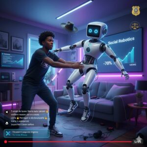 Il robot Rizzbot di Social Robotics fa causa all’influencer IShowSpeed per danni