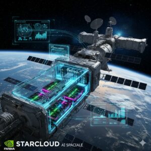 AI in orbita: StarCloud addestra LLM nello spazio con NVIDIA H100