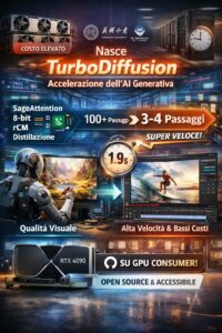 TurboDiffusion accelera la generazione di immagini e video ai fino a 200 volte
