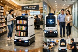 Il robot logistico Twiny Nargo 60 entra nelle biblioteche pubbliche e nei servizi educativi