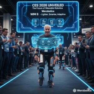 Werobotics presenta al CES 2026 il robot indossabile WIM S per l’assistenza alla deambulazione