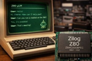 Il vecchio z80 del 1976 diventa il mini-chatbot AI Z80-μLM
