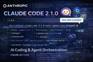 Anthropic rilascia Claude Code 2.1.0, un aggiornamento che migliora i flussi di lavoro e gli agenti AI
