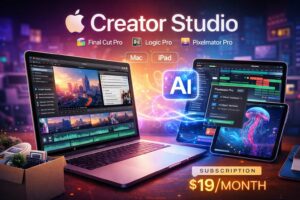 Apple lancia il nuovo abbonamento per creativi Apple Creator Studio e mette in difficoltà il dominio di Adobe