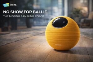 CES 2026: assente il robot Ballie di Samsung
