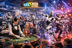 CES 2026: la robotica diventa esperienza quotidiana tra robot umanoidi croupier, ballerini e colf