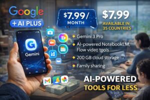 Google espande globalmente il piano AI Plus: l’intelligenza artificiale diventa più accessibile