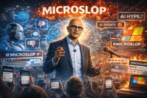 Microslop: perché il messaggio di Satya Nadella ha acceso una reazione globale
