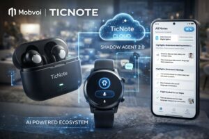 TicNote di Mobvoi: come l’intelligenza artificiale entra in appunti, auricolari e smartwatch