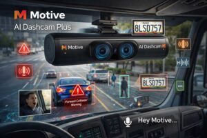 Motive lancia AI Dashcam Plus per migliorare la sicurezza stradale con Edge AI