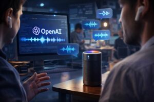 OpenAI sta sviluppando un nuovo modello vocale in vista del dispositivo AI focalizzato sull’audio