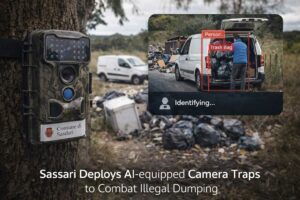 Sassari usa l’intelligenza artificiale per contrastare l’abbandono dei rifiuti