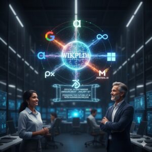 Wikipedia e le partnership con Google, Amazon, Meta, Microsoft, Perplexity e Mistral AI