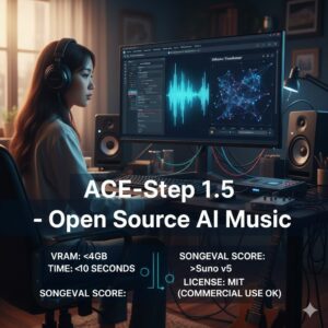 La musica generata dall’IA diventa libera con ACE-Step 1.5