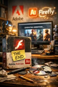 Addio ad Adobe Animate in favore dell’intelligenza artificiale generativa