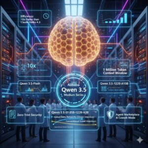 Alibaba Qwen 3.5 Medium: modelli AI efficienti con attenzione ibrida e inferenza agente