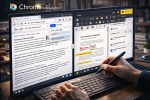 Google Chrome si rinnova: arrivano lo schermo diviso, le annotazioni sui PDF e il salvataggio diretto su Drive
