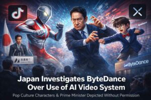 Il Giappone indaga su ByteDance per l’uso dell’AI Seedance 2.0 in video non autorizzati con personaggi protetti e figura del Primo Ministro