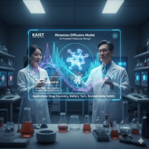 KAIST presenta il modello Riemann Diffusion, l’AI che apprende le leggi della fisica per la chimica molecolare