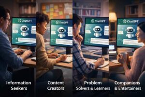 Dimmi come usi ChatGPT e ti dirò chi sei: i 4 profili degli utenti AI