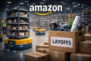Amazon taglia circa 100 posti nella divisione robotica durante riorganizzazione interna