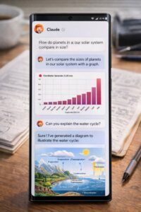 Anthropic Claude introduce grafici e diagrammi interattivi direttamente nella chat