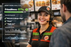 BK Assistant: Burger King usa l’intelligenza artificiale per monitorare la cordialità dei dipendenti