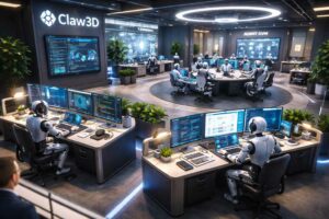 Claw3D visualizza il lavoro degli agenti AI in un ufficio virtuale: verso ambienti operativi tridimensionali per la gestione dell’automazione