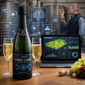 Cyber Cuvée Mission 3, lo champagne sviluppato con l’intelligenza artificiale