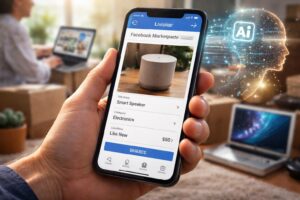 Le nuove funzioni AI di Facebook Marketplace